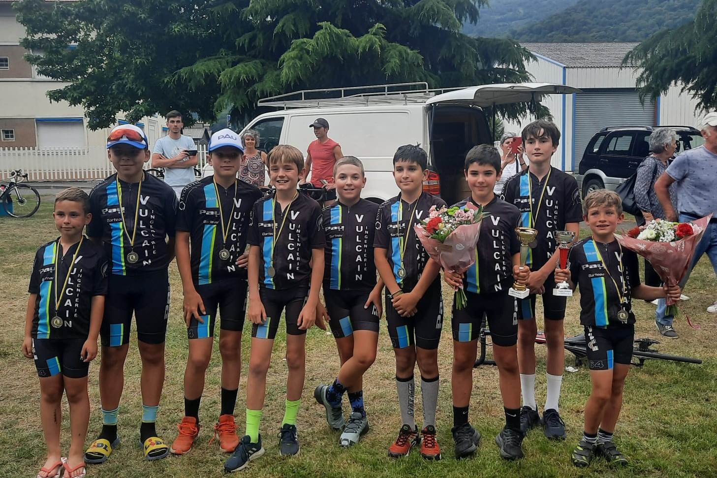Rencontre des écoles de cyclisme organisée par l’UC Lavedan à Pierrefitte Nestalas (65)
