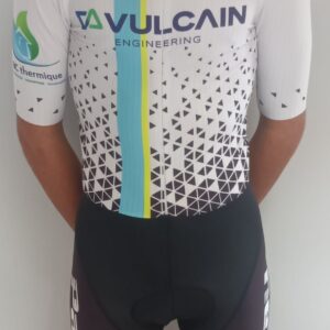 Combinaison contre la montre peau GEL VERTE  tissu corps Lycra rayé aere