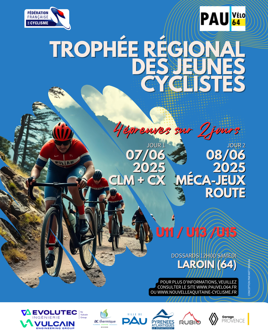 Trophée Régional des jeunes cyclistes à Laroin les 7 et 8 juin